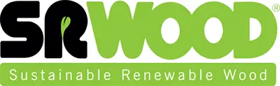 SR Wood logo and tagline